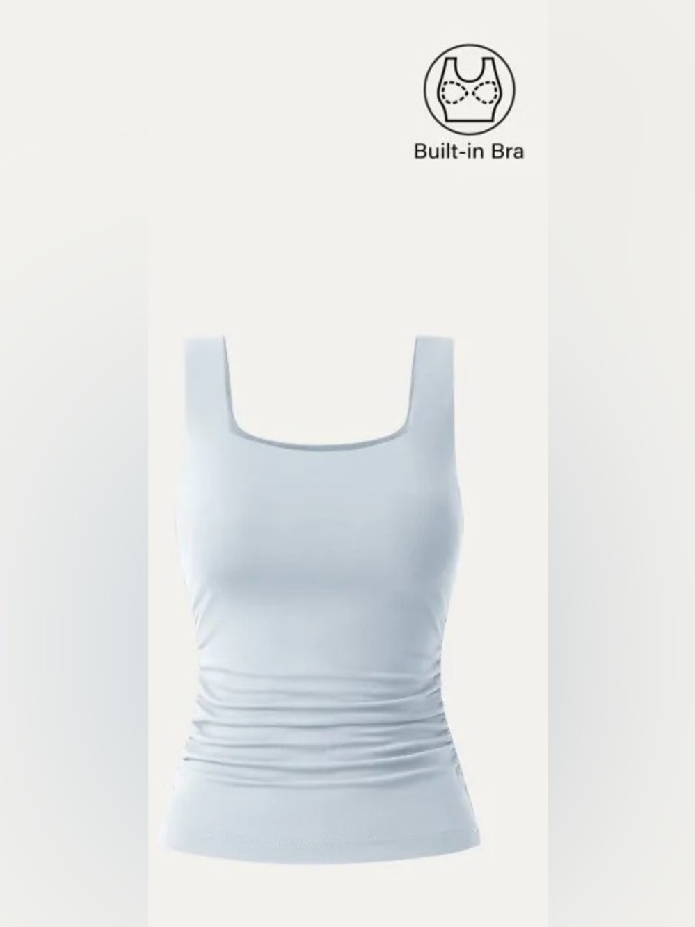 OGL Brami Ruched Tank Top NEW